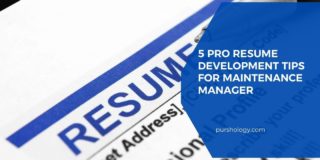 5 Pro Resume Development Tips for Maintenance Manager