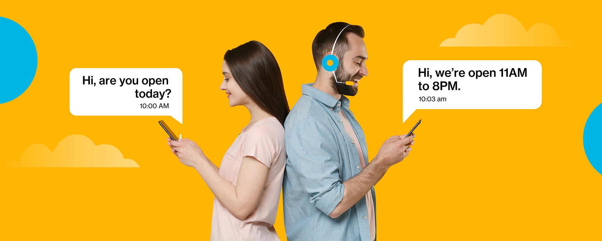 messaging first customer service