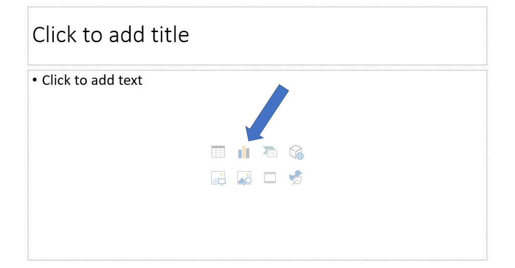 How to access the graph menu in PowerPoint