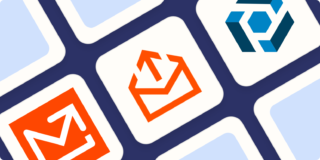 A hero image with the logos of the best email parser apps