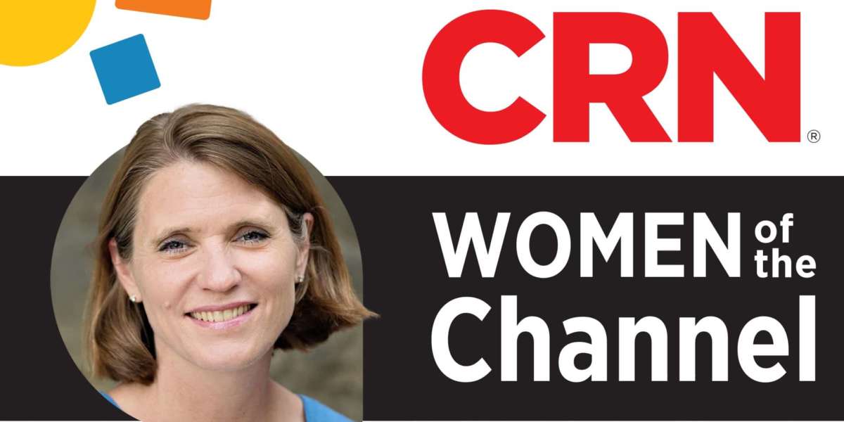 Photo of Wendy Harmon, AVP, Channel Marketing, next to text reading "CRN Women of the Channel 2022"