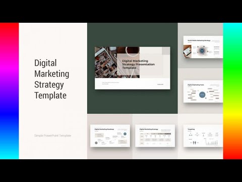 Powerpoint Templates Digital Marketing Strategy 2021