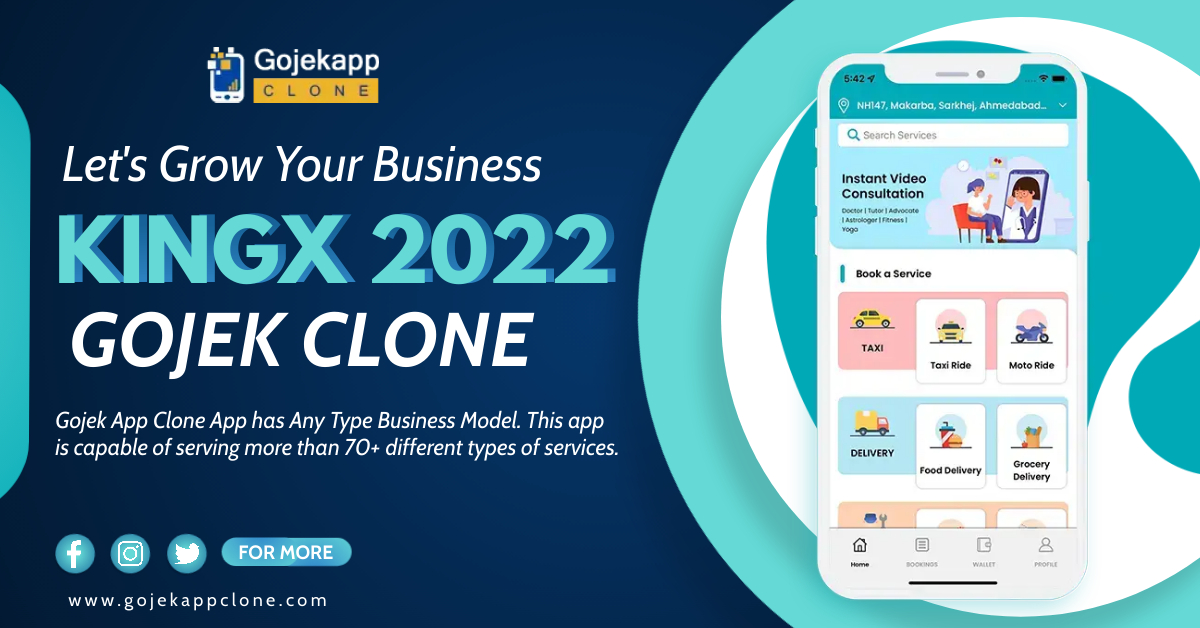 Grow Your Business With New Featured Gojek Clone App And Make Profit From It.