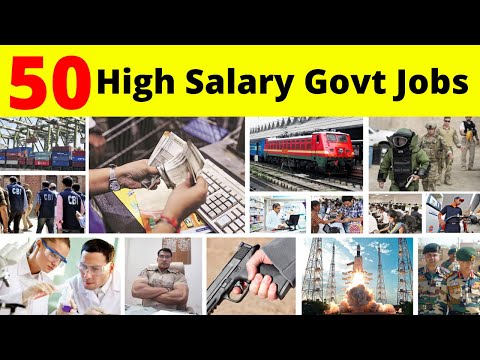 50 Highest Salary Govt Jobs In India || Government Jobs After 12th
