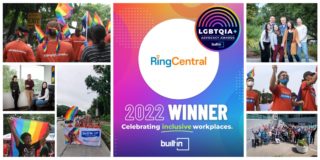 RingCentral wins inaugural Built In LGBTQIA+ Advocacy Award