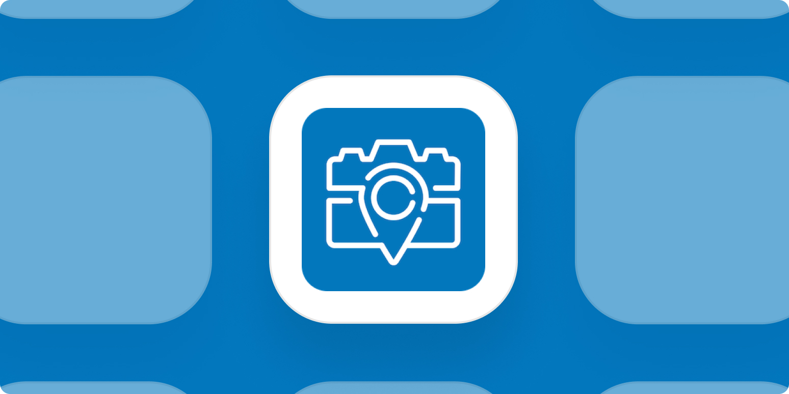 CompanyCam app logo on a blue background