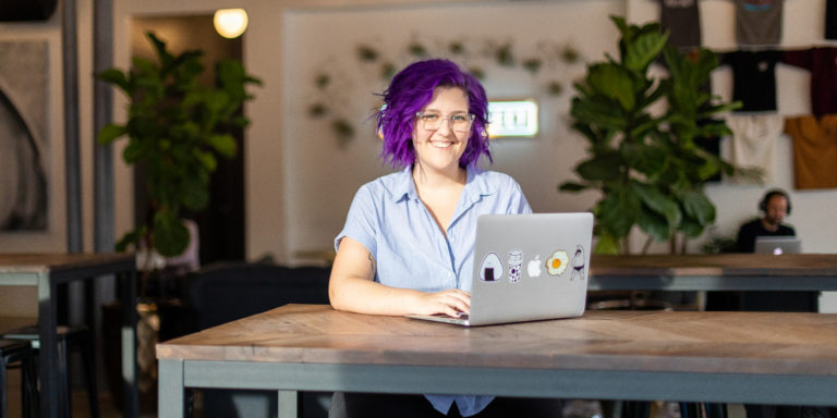A hero image of Caro coworking in Chicago