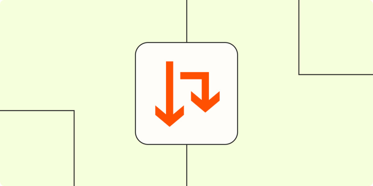 The Zapier Paths logo in a white square on an orange background
