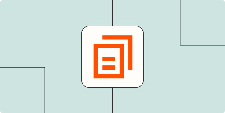 Hero image with the Digest by Zapier app logo on a light blue background.