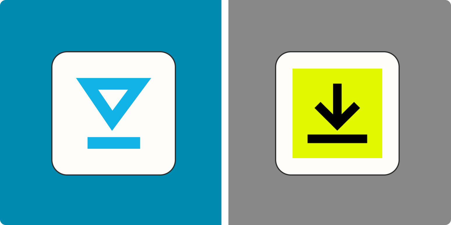 Hero image for app comparisons, with the logos of HelloSign and DocuSign