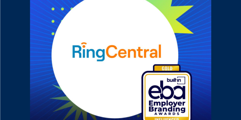 Built In Names RingCentral an Employer Branding Influencer Gold Winner
