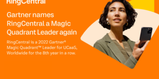 RingCentral named a Gartner® Magic Quadrant™ Leader 8 years in a row