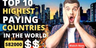 Top 10 highest paying countries in the world / Highest paying jobs in the world