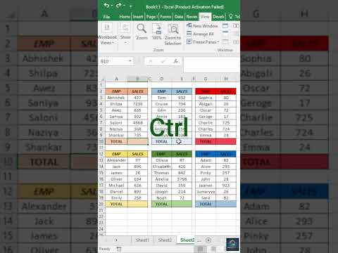 Excel Tips Tricks in Excel ||shorts