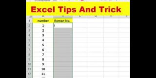 Excel Tips and tricks | Convert Serial number to Roman Number #shorts #trending #viral #shortsvideo