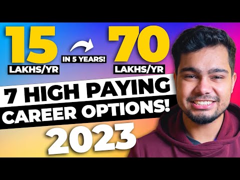 TOP 7 High Paying Job Options in India 2023 | In Tech | Best Career Options | High Salary Jobs