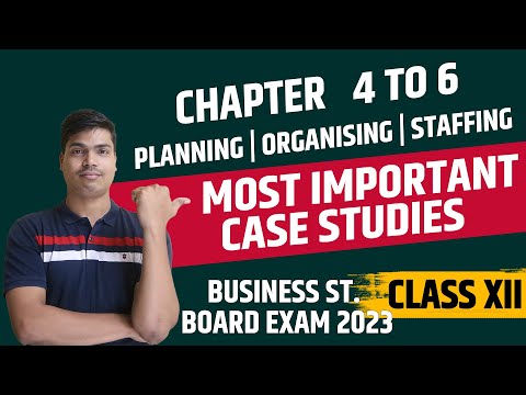 Most Important Case Studies Chapter 4 to 6 | Class 12 Business studies Board exam 2023 | Must watch