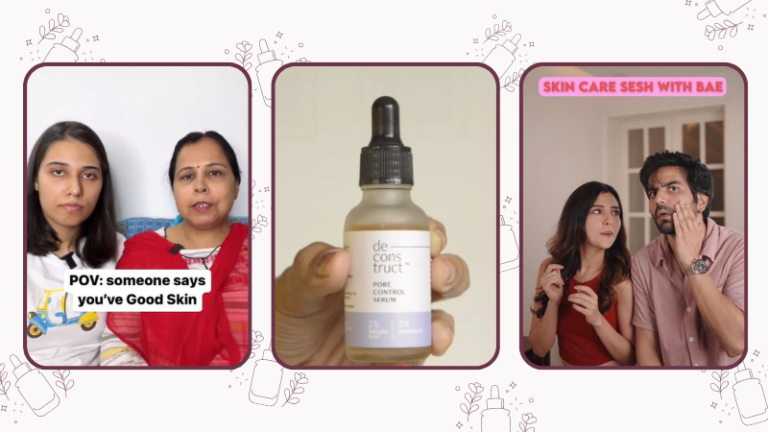 How Deconstruct Skincare used education as a communication route