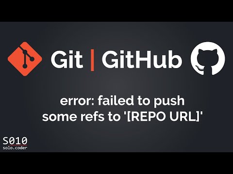 Git Error | GitHub Error failed to push some refs to REPO URL