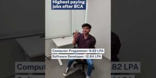 Highest Paying Job After BCA | Student Shorts