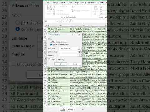 New Excel function FILTER shorts excel exceltricks youtubeshorts