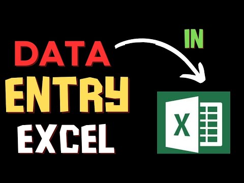 Excel Data Entry Work In Hindi || Excel Tutorial excel