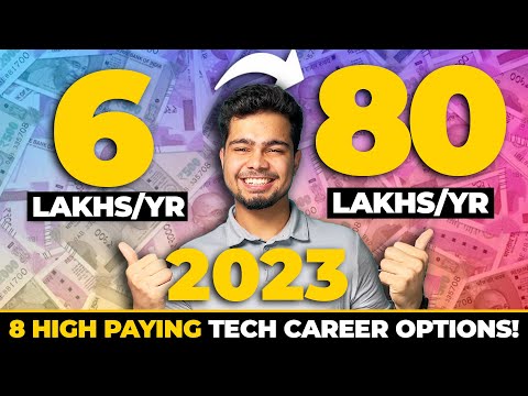 8 Tech Jobs that Pay upto 80 LPA 🚀 | Best Career Options | High Salary Jobs 📈