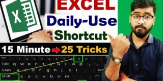 Excel Daily Use Shortcuts || BecomeExpert with Amazing Excel Tricks || [Hindi]