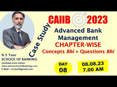 CAIIB ABM Case Study Working Capital with NS Toor 080823