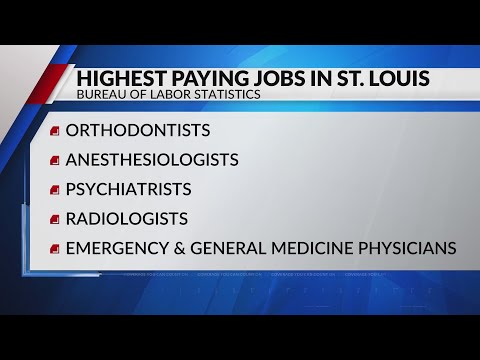 Highest paying jobs in St Louis