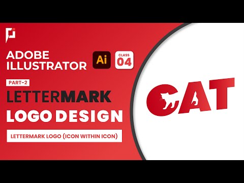 Logo design illustrator bangla tutorial | Class 33 | Lettermark logo Part 2 Icon within icon