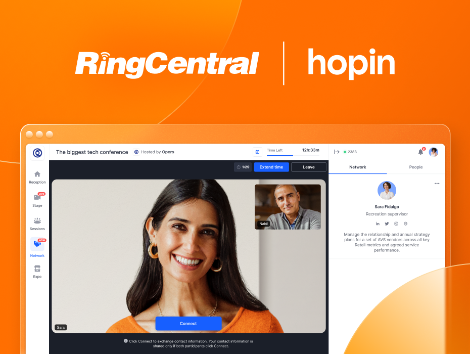 Transforming the Future of RingCentral Video Collaboration with the Acquisition of Hopin Events and Session Platforms