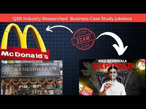 Business Case Study Jukebox part1 || QSR industry Macdonalds MBA Chaiwala Rameshwaram Cafe