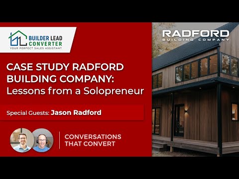 Case Study Radford Building Company Lessons from a Solopreneur