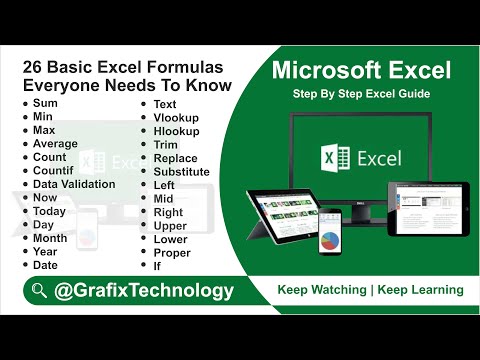 26 Basic Excel Formulas Everyone Needs to Know GrafixTechnology