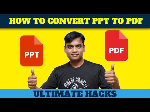 HOW TO SAVE PDF FILE IN POWERPOINT – Save, Convert Ppt To Pdf In Windows 11