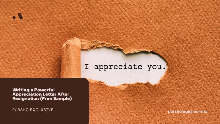Writing a Powerful Appreciation Letter After Resignation (Free Sample)