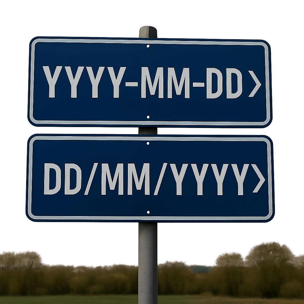 Calendar paradox at the border: why 01/02 is not always February 1