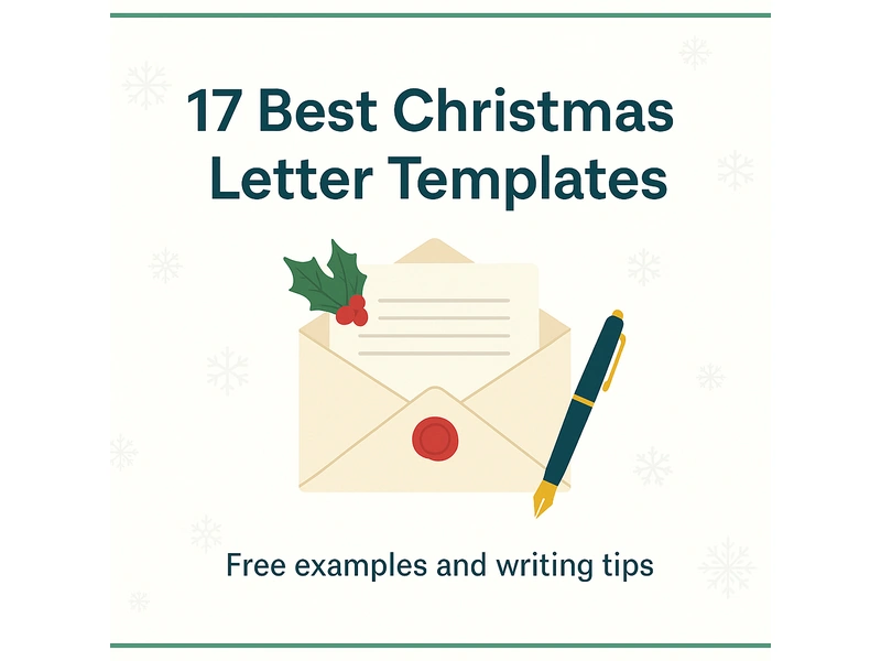 17 Best Christmas Letter Templates (Free Examples)