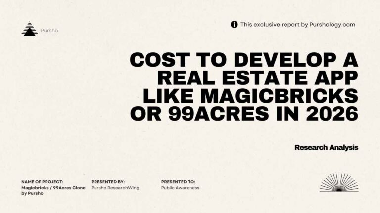 Cost to Develop a Real Estate App Like MagicBricks or 99acres in 2026