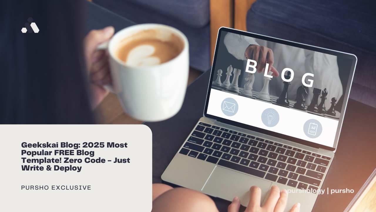 Geekskai Blog: 2025 Most Popular FREE Blog Template! Zero Code - Just Write & Deploy
