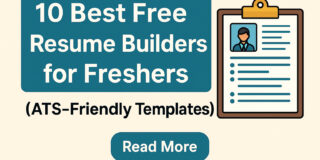 10 Best Free Resume Builders for Freshers (ATS‑Friendly Templates – 2026 Guide)