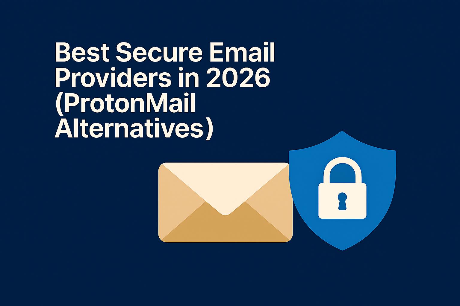 Best Secure Email Providers in 2026 (ProtonMail Alternatives)