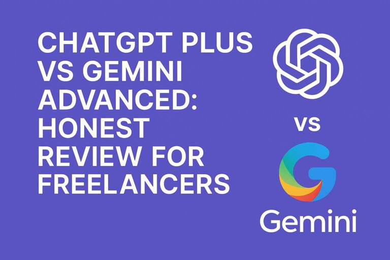 ChatGPT Plus vs Gemini Advanced: Honest Review for Freelancers (2026)
