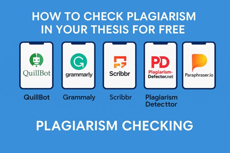 How to Check Plagiarism in Your Thesis for Free (Turnitin Alternatives You Can Trust)