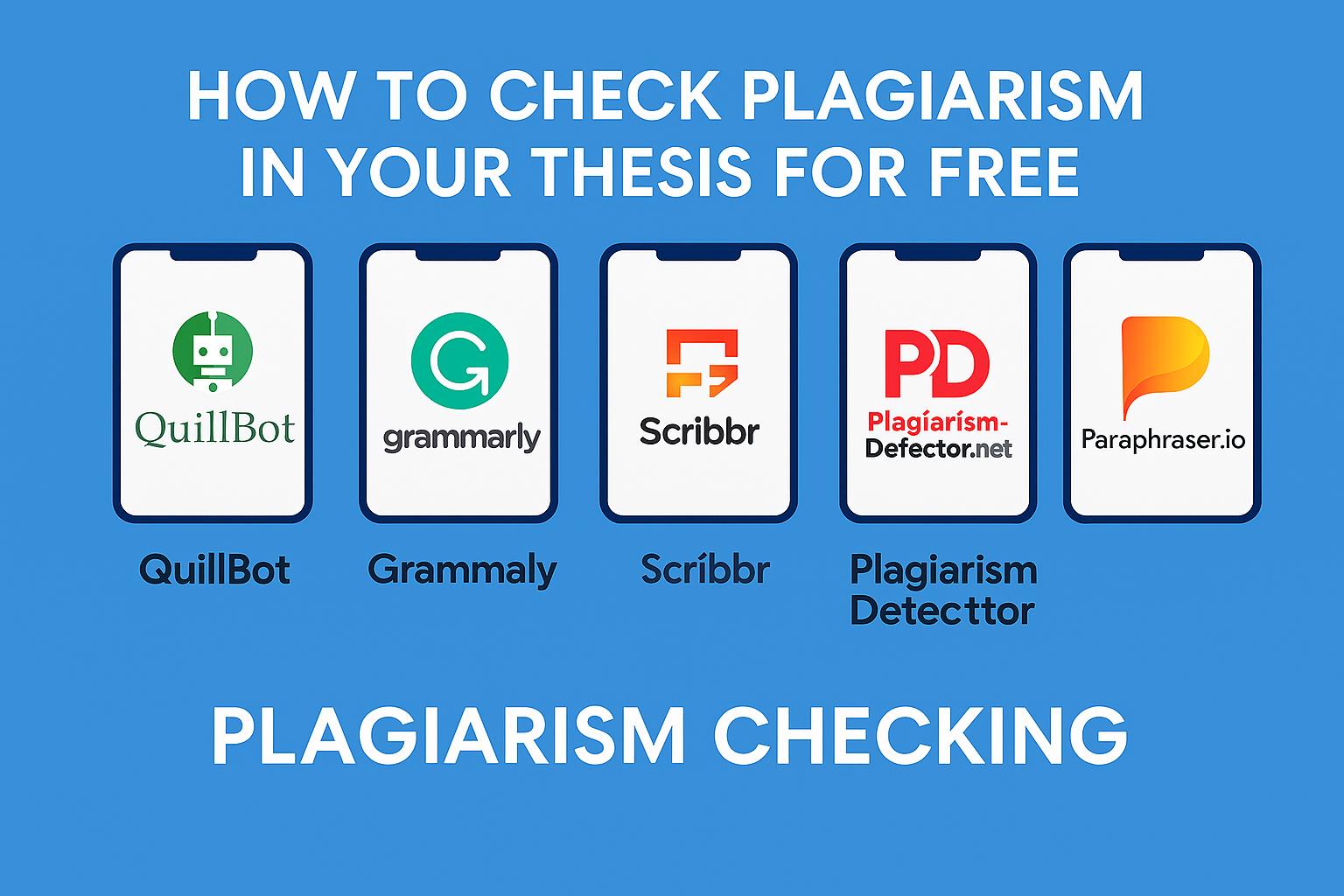 How to Check Plagiarism in Your Thesis for Free (Turnitin Alternatives You Can Trust)