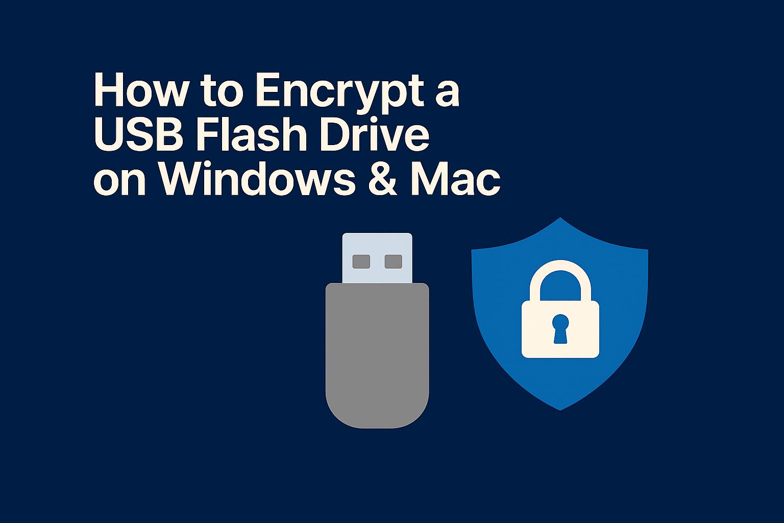 How to Encrypt a USB Flash Drive on Windows & Mac (2026 Guide)
