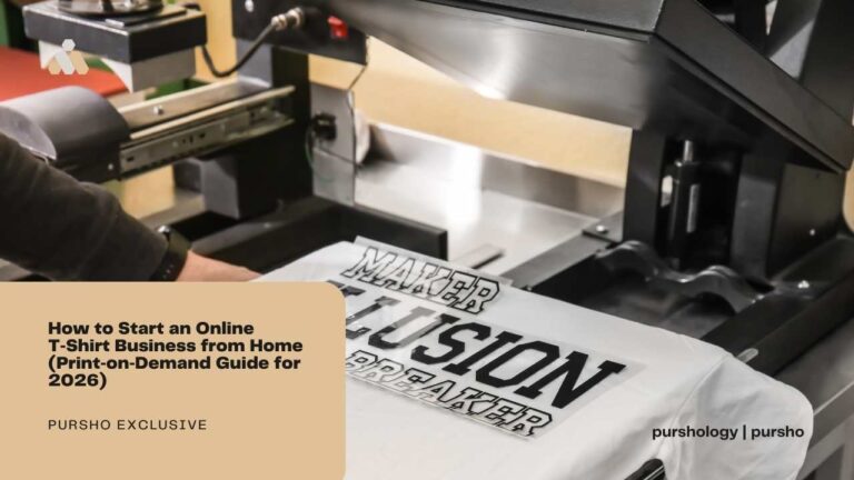 How to Start an Online T‑Shirt Business from Home (Print‑on‑Demand Guide for 2026)