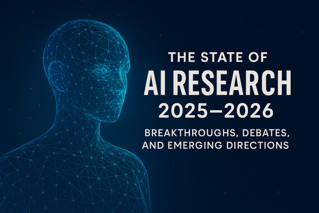 The State of AI Research 2025–2026: Breakthroughs, Debates, and Emerging Directions"