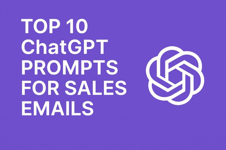 Top 10 ChatGPT Prompts for Sales Emails (High‑Conversion Templates for 2026)